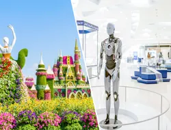 Combo: Skip-the-Line Tickets to Dubai Miracle Garden + Museum of the Future Dubai Tickets